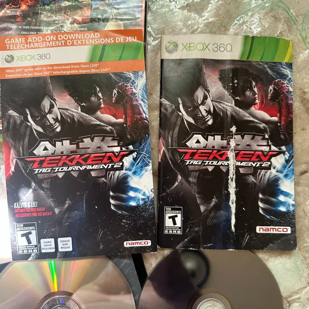 Tekken Tag Tournament 2 (Microsoft Xbox 360, 2012) & Hyrule Warriors (Wii U, 201